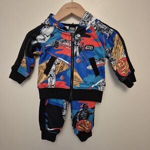 3-6 mth Bonds Star Wars Trackie Set